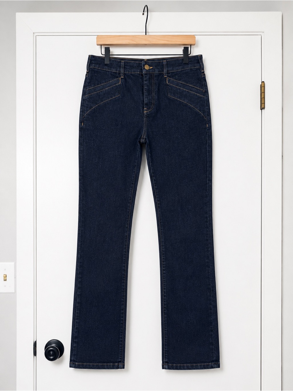 Pilcro Dark Wash Straight-Leg Jeans Sz 32